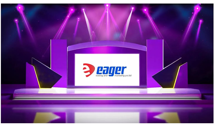 Eager event stage and brand